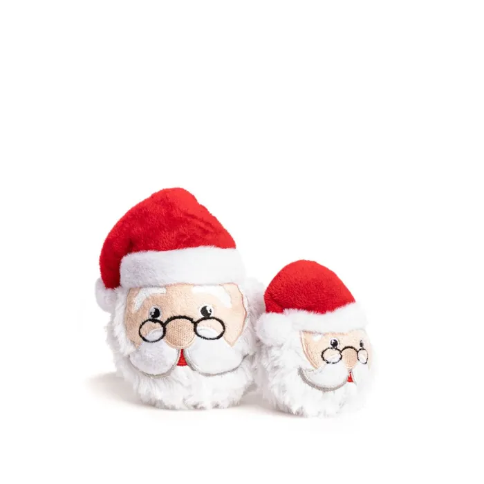 Fab Dog Santa Fabball small and large size comparison