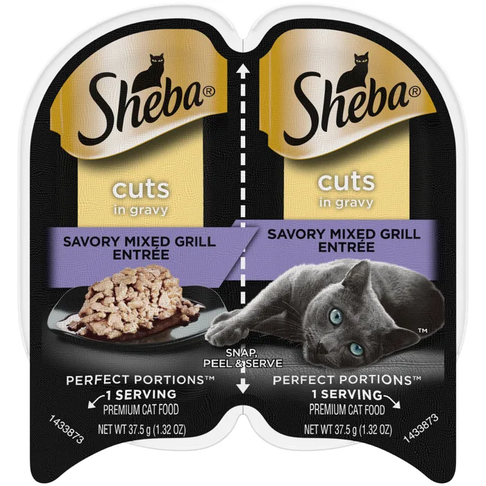 Sheba Pp Mix Grill Cut 24/2.6z