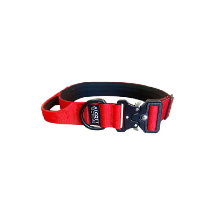Tactical Collar Lg Bright Red Clr
