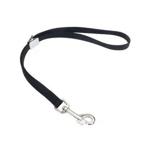 Adjustable Nylon Dog Grooming Loop - Black 5/8" X