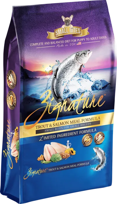 Zignature Trout Salmon Small Bites 12.5 lb