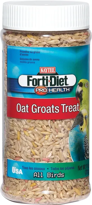 Kaytee Forti Diet Oat Groats Treat Jar 11 Oz