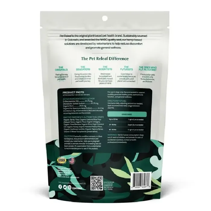 Hip & Joint Releaf PB Banana Edibites 7.5oz 3 MG