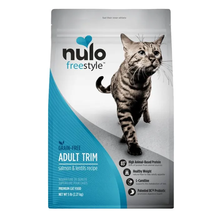 Freestyle Adult Trim Grain Free Salmon & Lentils Dry Cat Food 5-lb