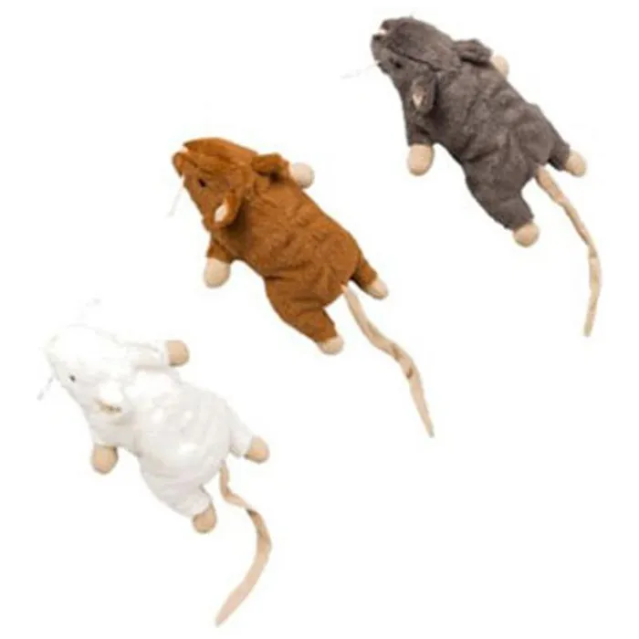 Big Mouse W/catnip Cat Toy Assorted 7in