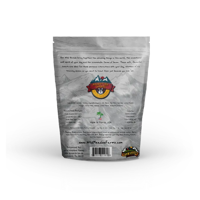 Wild Meadow Farms Shreds Elk & Bacon 2.5-oz