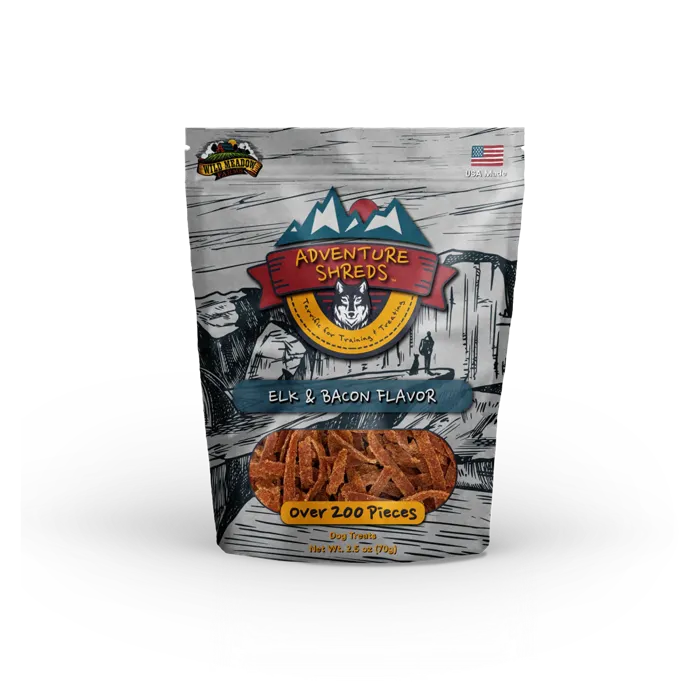 Wild Meadow Farms Shreds Elk & Bacon 2.5-oz