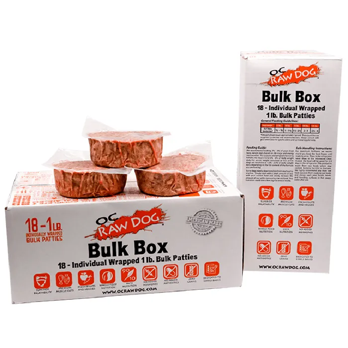 Oc Raw Dog Frzn Chkn, Fish, & Produce Bulk 18 Lbs
