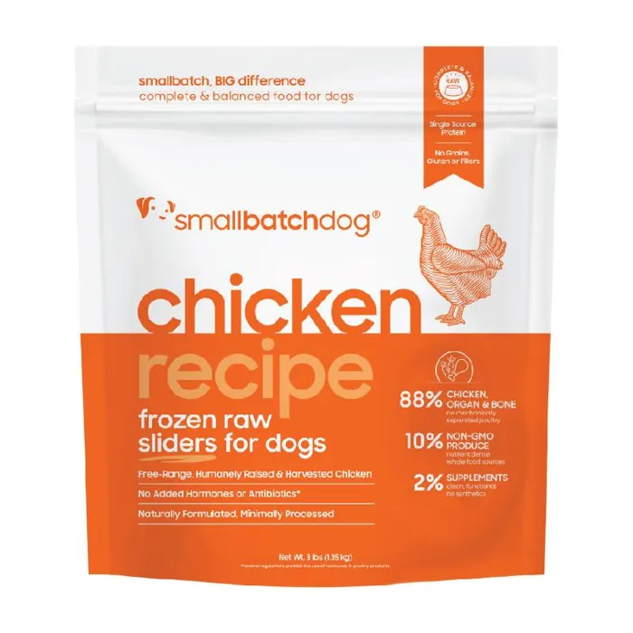 Small Batch Frzn Raw Sliders Chicken 3-lb