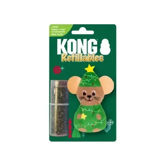 Kong Holiday Refillables Mouse Cat Toy