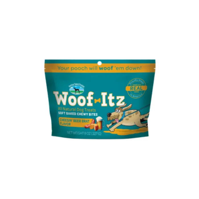 Woof Itz Cheesin Beer Brat 8z