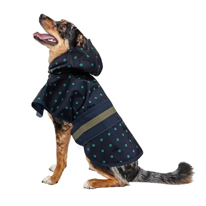 Ep Raincoat Polka Dot Navy Lge