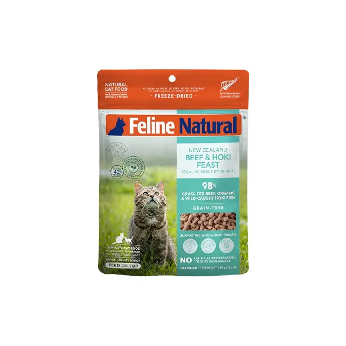 Feline Natural Cat Beef & Hoki Feast 3.5-oz