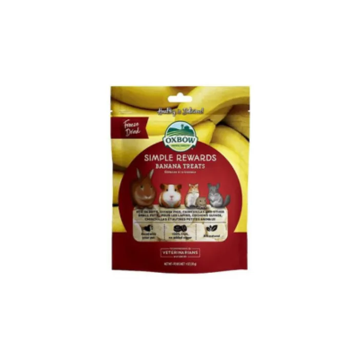 Oxbow Simple Rewards Banana Treats 1-oz