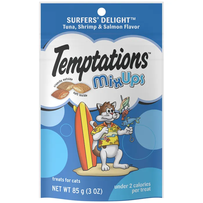 Mixups Cat Treats Surfers' Delight - 3oz Pouch