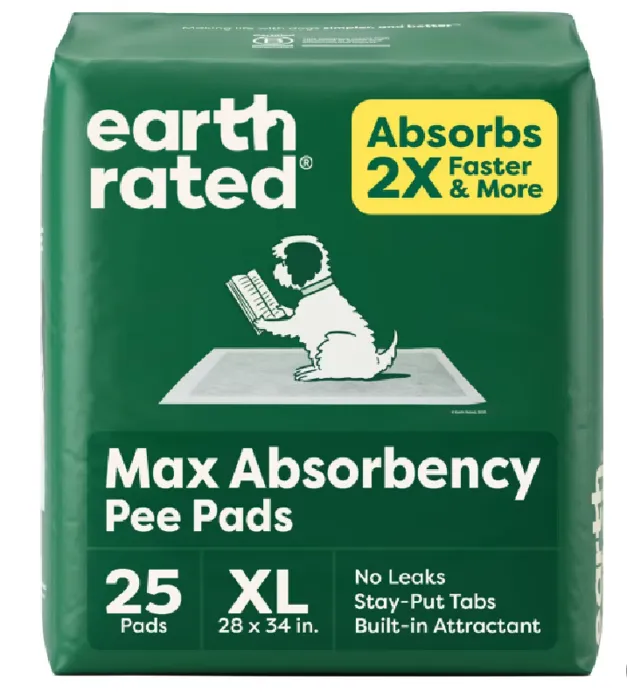 Earth Rated Pee Pads XLG 25ct