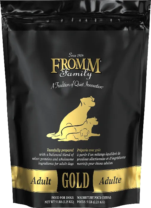 Fromm Adult Gold dry dog food 5-pound bag front