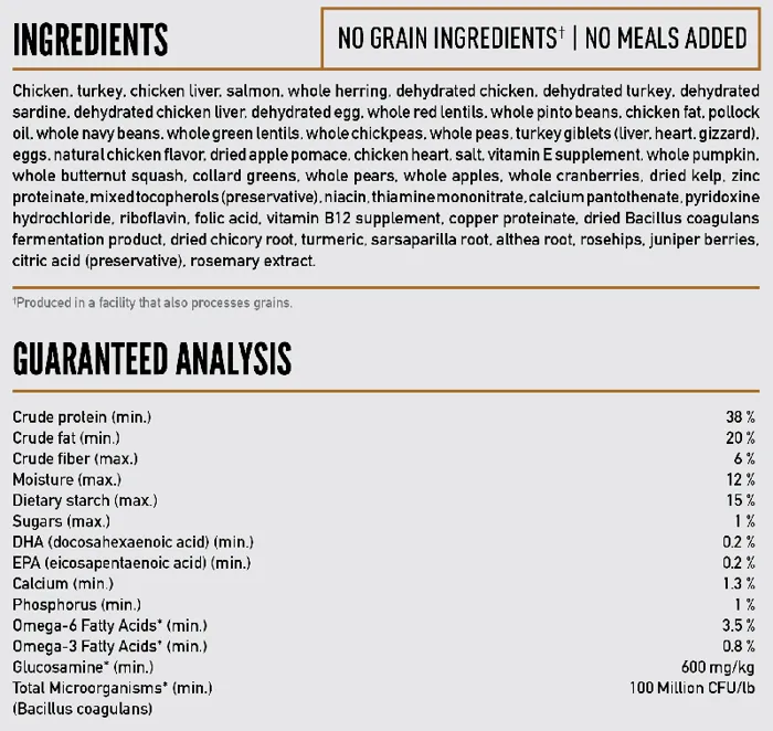 Orijen Dry Dog Food, Puppy, Biologically Appropriate & Grain Free 25-lb