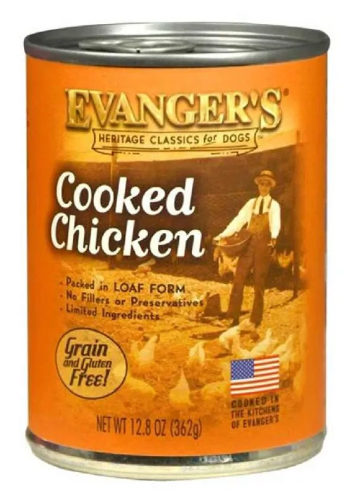 Evanger's All Meat Classics Chicken Dog 13oz