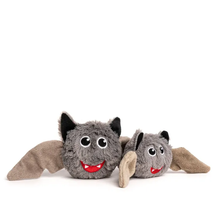 Fab Dog Bat Faball gray beige bats, front view