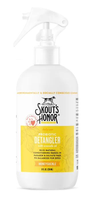 Skout's Honor Probiotic Detangler Honeysuckle 8 oz front