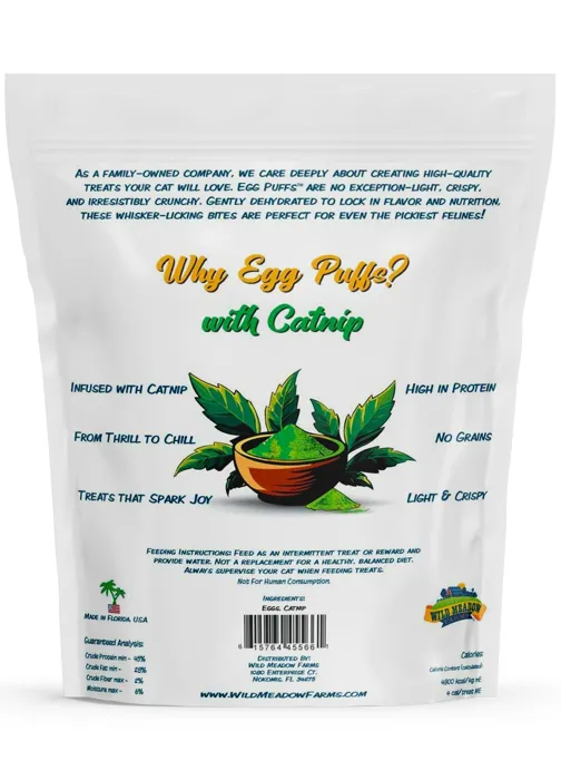 Wild Meadow Farms Cat Egg Puff Catnip 1-oz