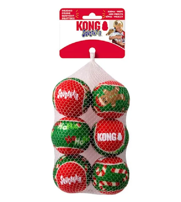 2025 Holiday Squeakair Balls 6pk Md