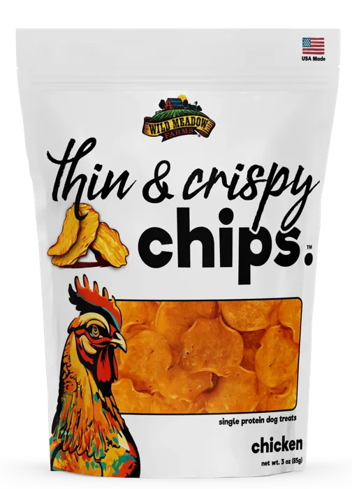 Wild Meadow Farms Dog Chicken Chips 3-oz