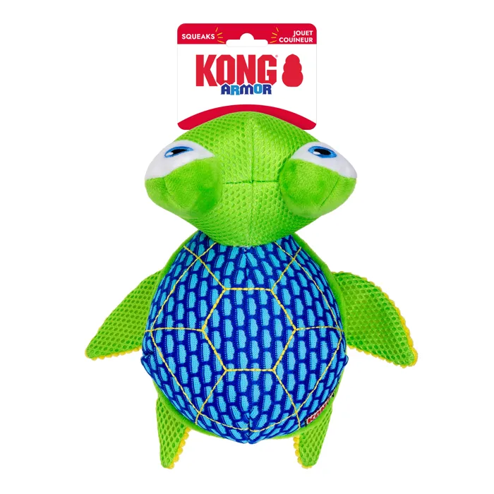 KONG Armor Turtle green blue shell packaged front view