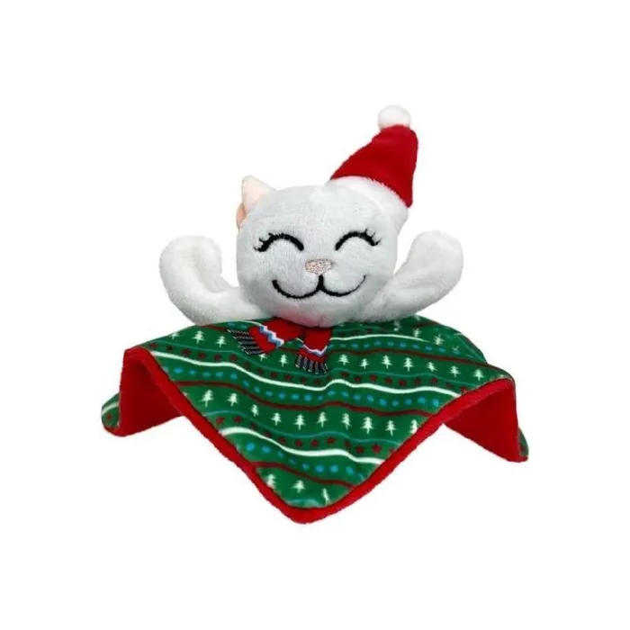 Holiday Crackles Santa Kitty Argyle H26c157 Kong 24/cs