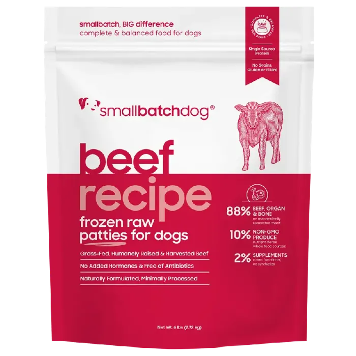 Small Batch Frozen Raw Sliders Beef 3-lb