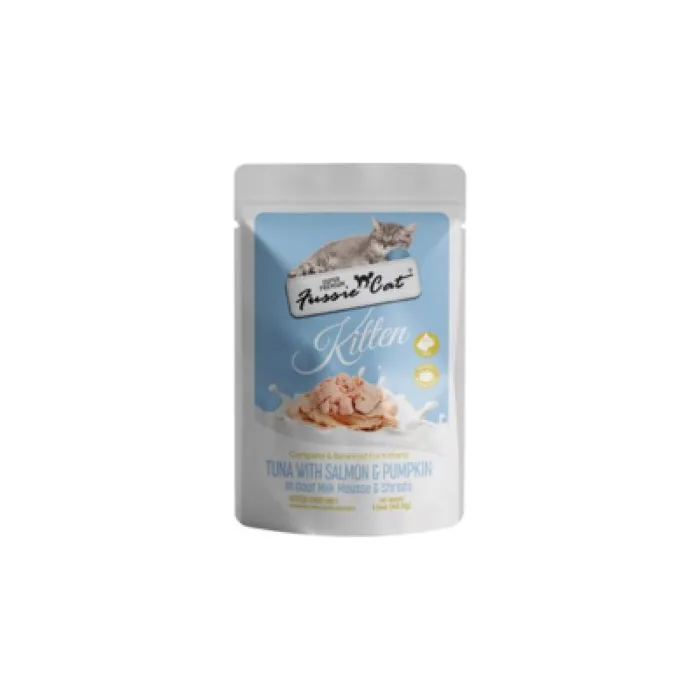 Fussie Cat Kitten Pouch Tuna With Ppkn Goat Milk