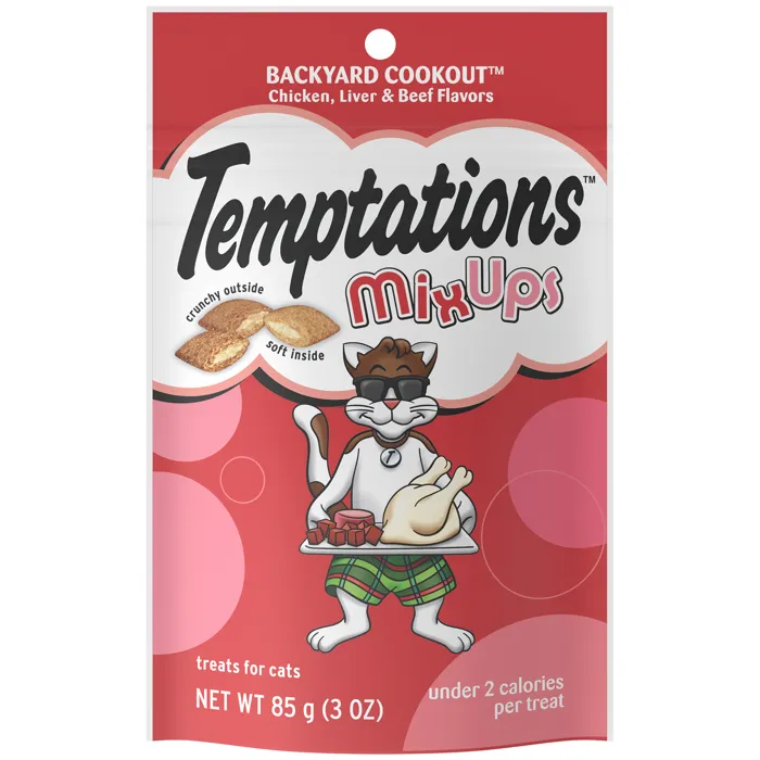 Mixups Cat Treats Backyard Cookout - 3oz Pouch