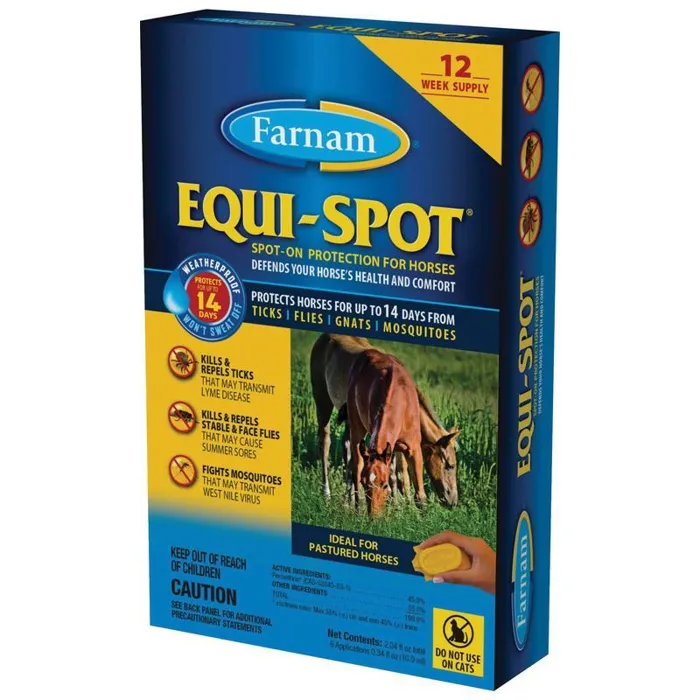 Equi Spot Spot-on Fly Control For Horses Stable Pk