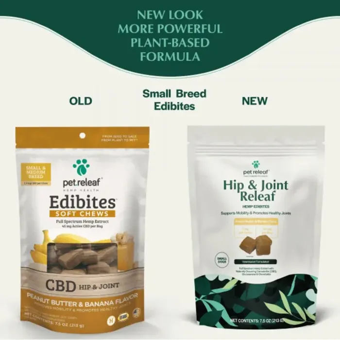 Hip & Joint Releaf PB Banana Edibites 7.5oz 3 MG