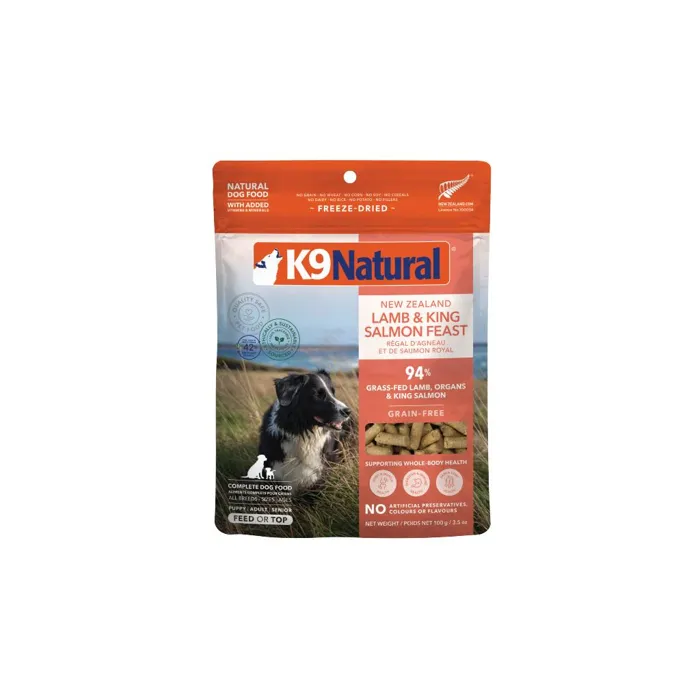 K9 Natural Fd Topper Lamb & King Salmon 3.5-oz