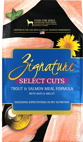 Zignature Dog Select Cuts Trout & Salmon 4-lb