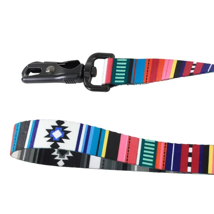 Dog Leash Native Stripe - Med Lrg