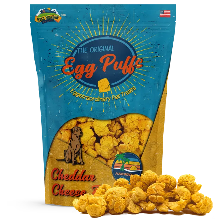 Wild Meadow Farms Dog Egg Puffs Cheese 2-oz