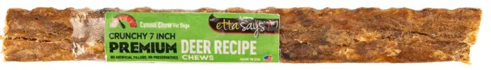 Etta Says! Premium Deer Chew 7-inch front view