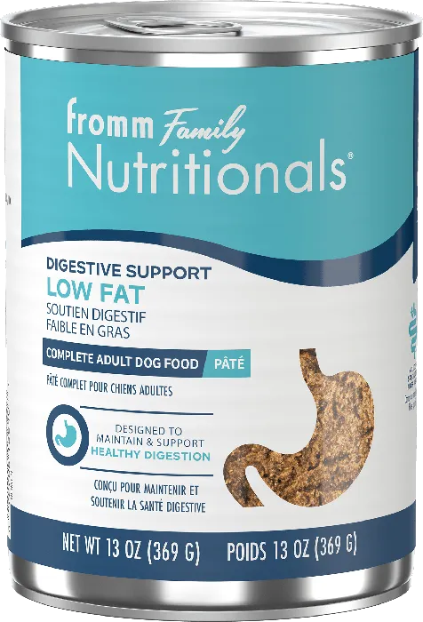 Fromm Nutritionals Digestive Support Low Fat Pâté 13 oz can front
