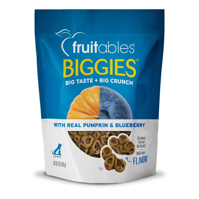 Fruitables Biggies Pumpkin/blueberry 16-oz