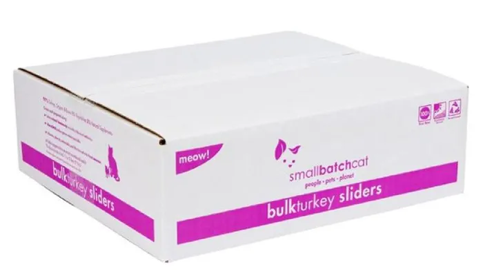 Smallbatch Cat Turkey Sliders Bulk Frozen 9lb