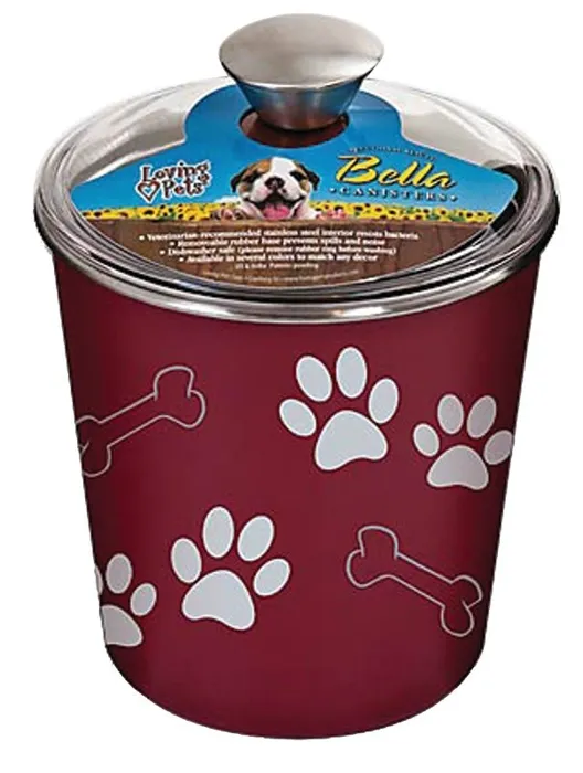 Loving Pets Bella Canister Merlot