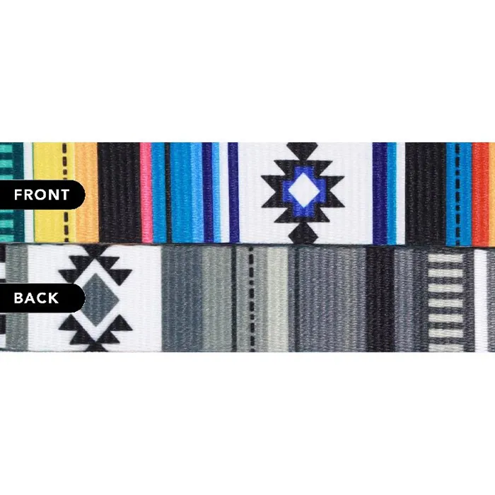 Adjustable Dog Collar Native Stripe - Sml