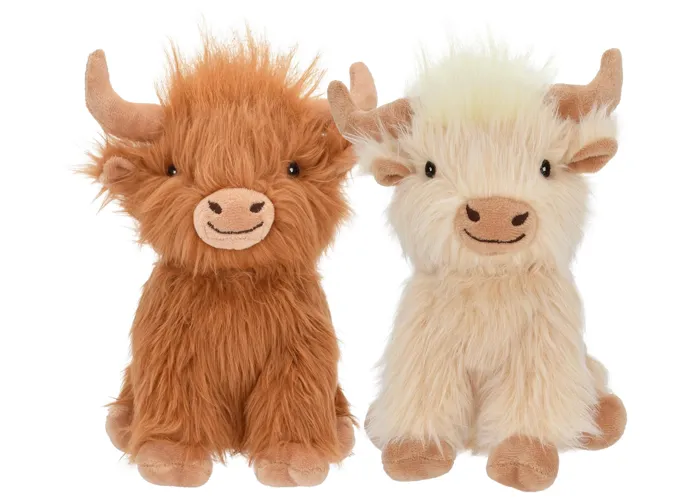 Multipet Highland Cow Shaggy assorted front view