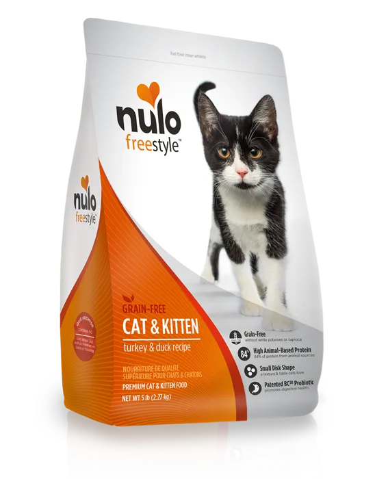 Freestyle Cat & Kitten Gf Trky & Duck Cat Food 5#