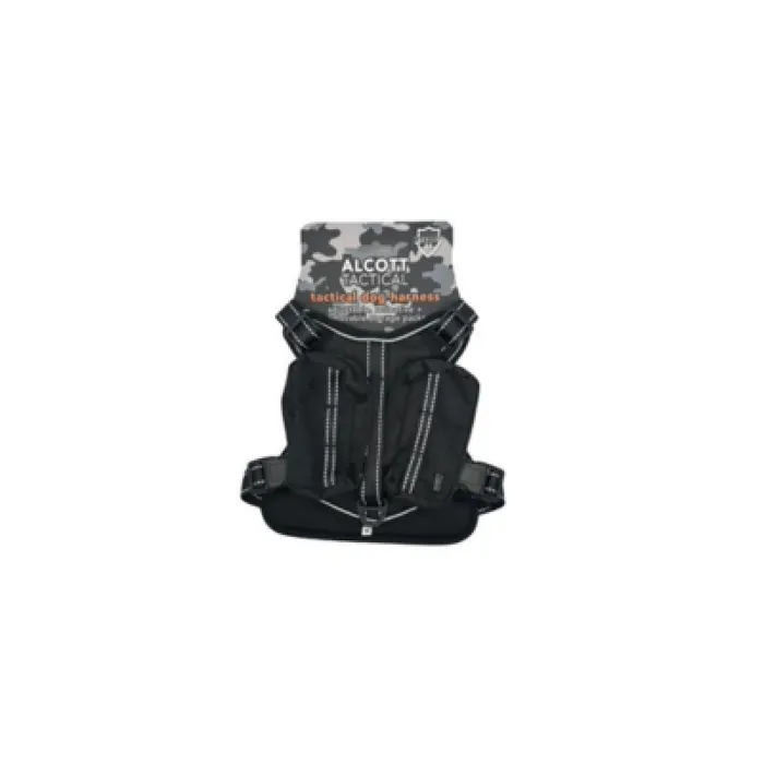 Alcott Medium Dog Black Tactical Harness