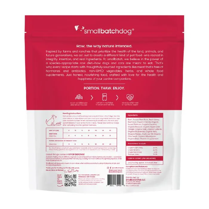 Small Batch Frozen Raw Sliders Beef 3-lb