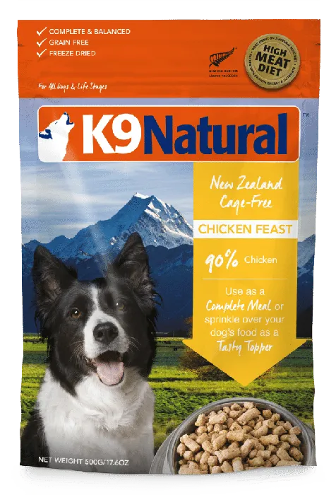 K9 Natural Dog Fd Chicken Feast 17.6-oz